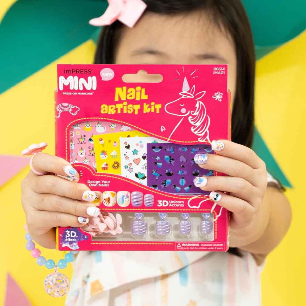 Foto 3 pulgar | Kit De Miniartista De Uñas Kiss Impress No Glue Mani De Press On Nails - Venta Internacional.