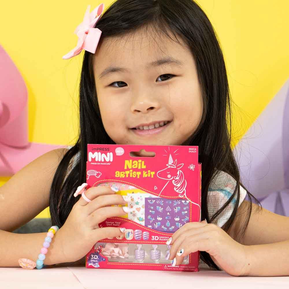 Foto 4 pulgar | Kit De Miniartista De Uñas Kiss Impress No Glue Mani De Press On Nails - Venta Internacional.