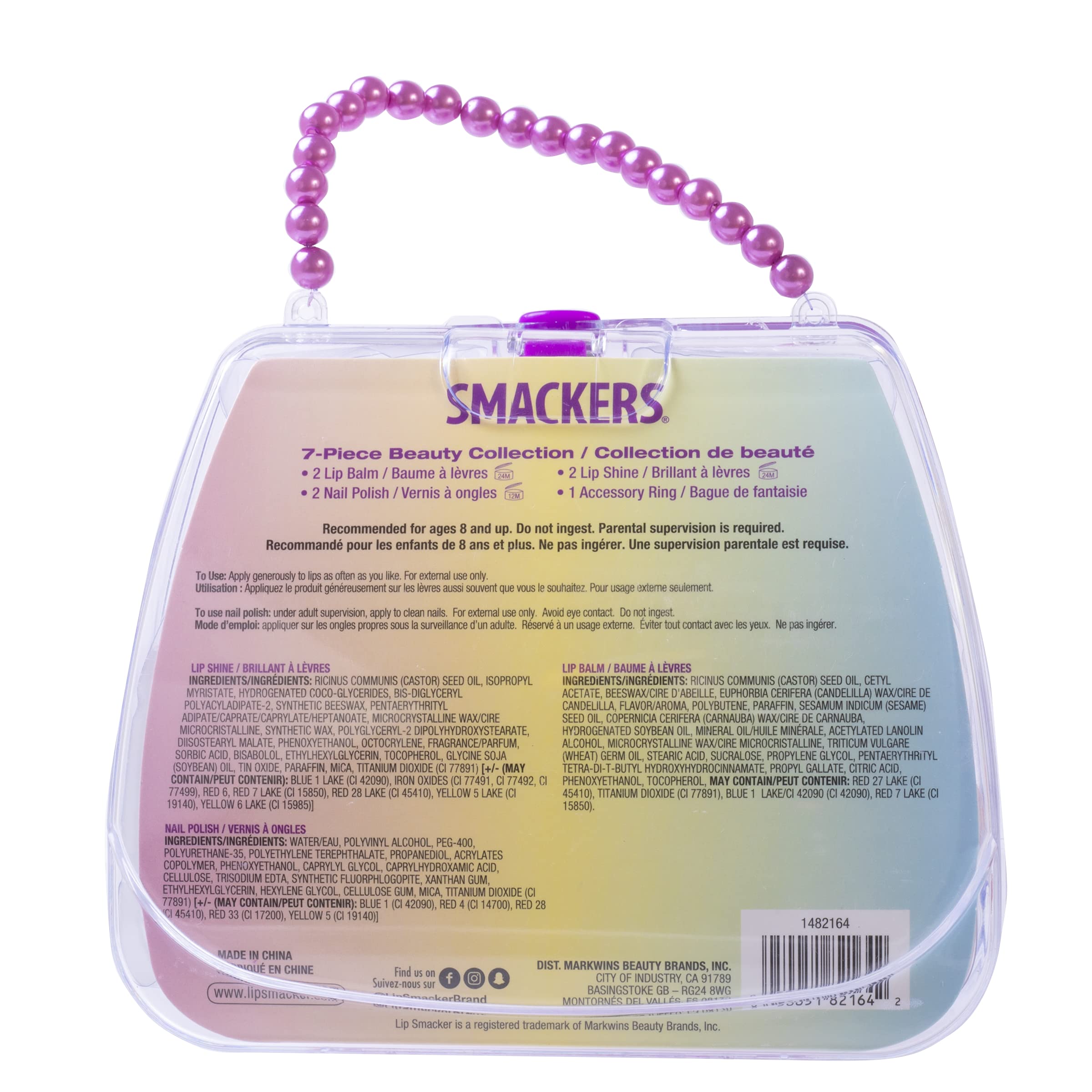Foto 4 pulgar | Set De Maquillaje Lip Smacker Unicorn, Esmalte De Uñas Y Bálsamo Labial Para Niñas - Venta Internacional.