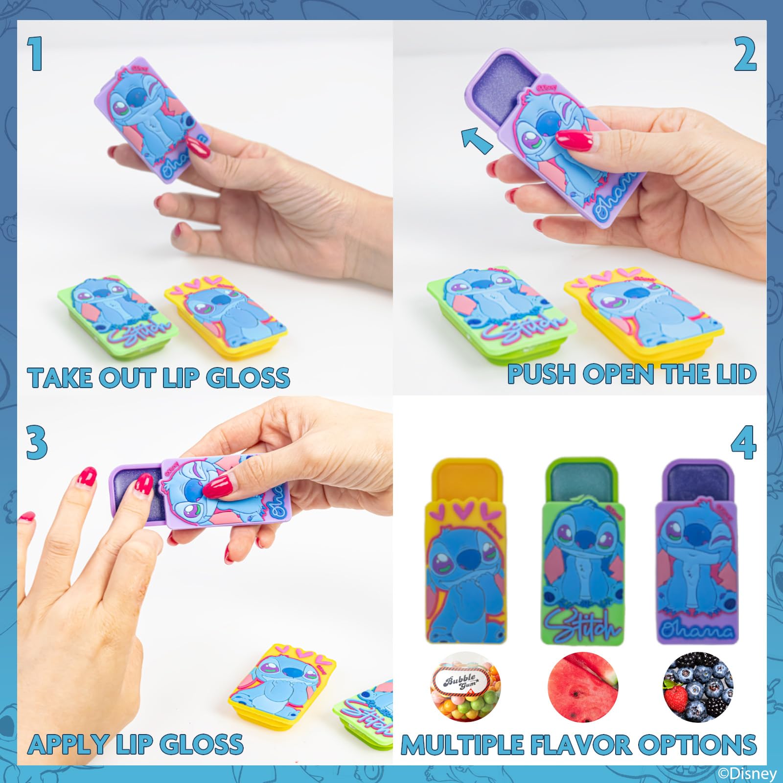 Foto 5 | Kit De Estuches De Maquillaje Townley Girl Stitch Girls Con Brillo De Labios 3+ - Venta Internacional.