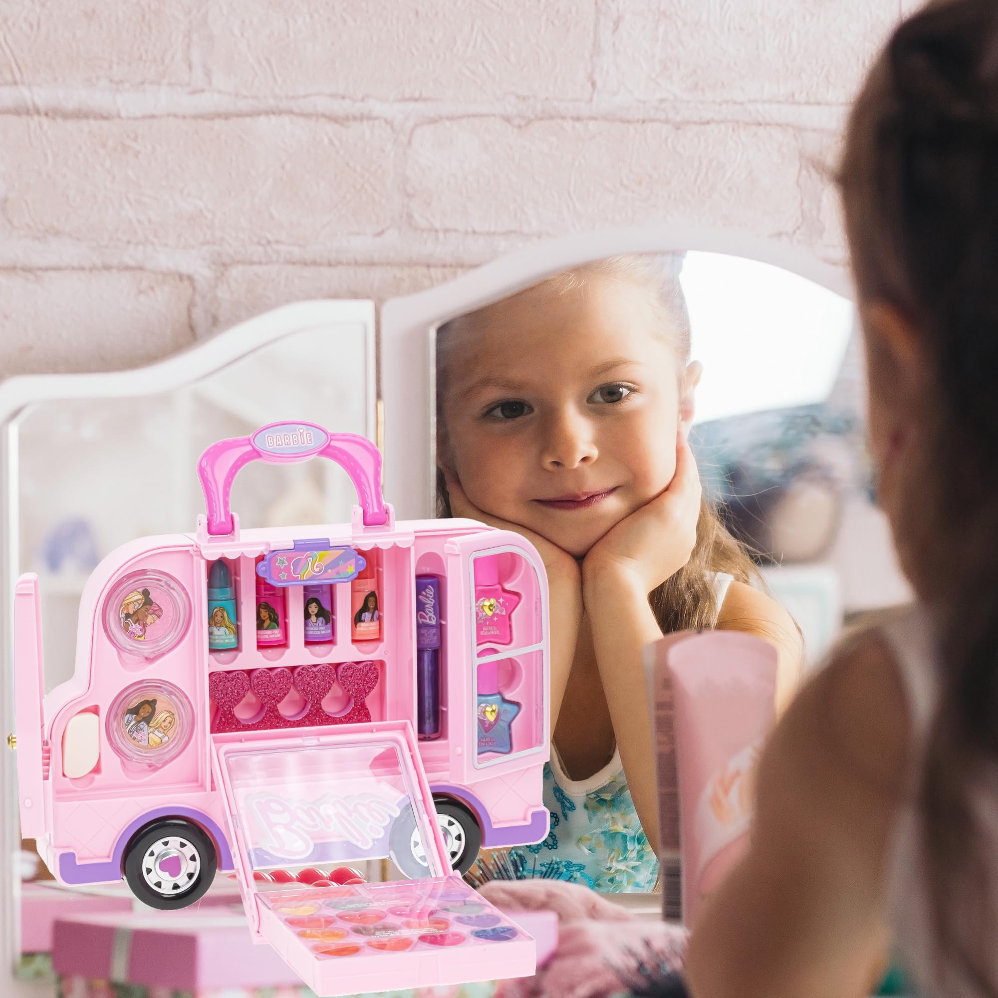 Foto 6 pulgar | Kit De Maquillaje Townley Girl Barbie Car Con Brillo De Labios Y Esmalte De Uñas - Venta Internacional.