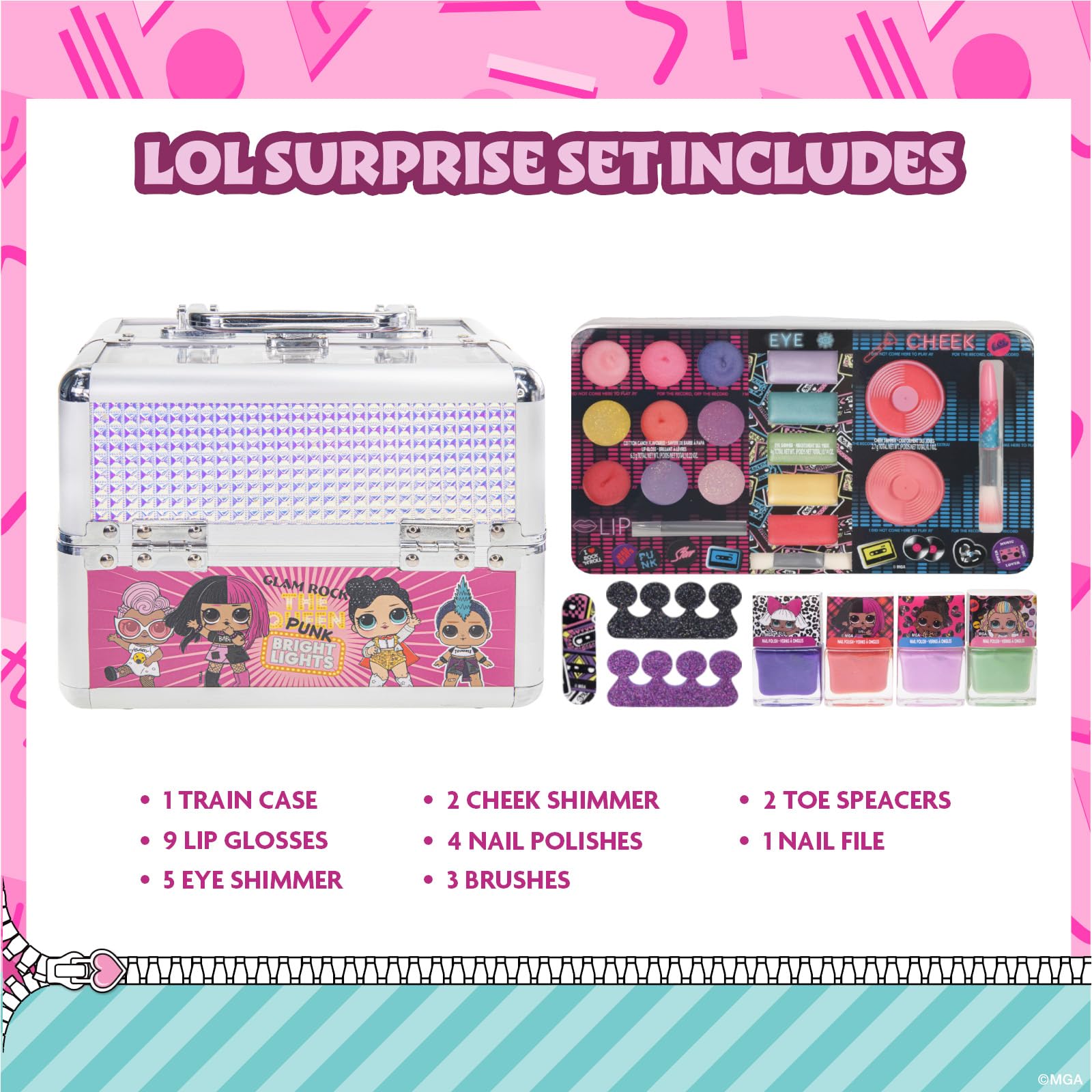 Foto 3 pulgar | Set De Maquillaje Townley Girl L.o.l. Surprise! Maleta De Tren Con Acceso. - Venta Internacional.