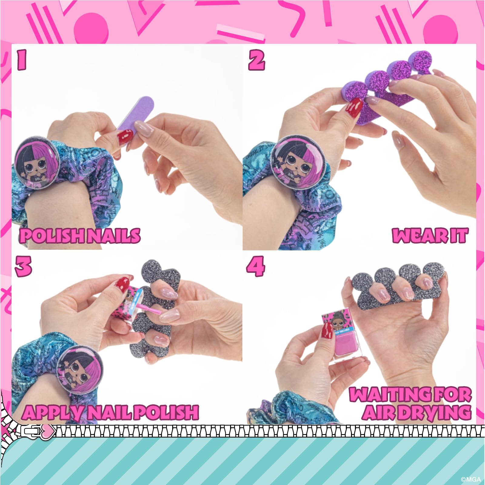 Foto 6 | Set De Maquillaje Townley Girl L.o.l. Surprise! Maleta De Tren Con Acceso. - Venta Internacional.