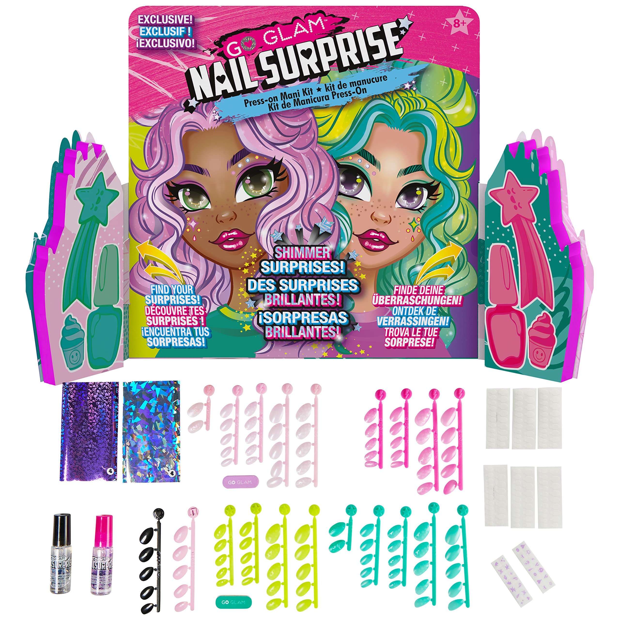 Foto 2 pulgar | Set De Manicura Cool Maker Go Glam Nail Surprise Shimmer - Venta Internacional.