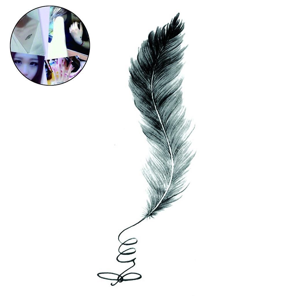 Foto 2 pulgar | Adhesivo Temporal Para Tatuajes Feathers The Flash Para Niños - Venta Internacional.