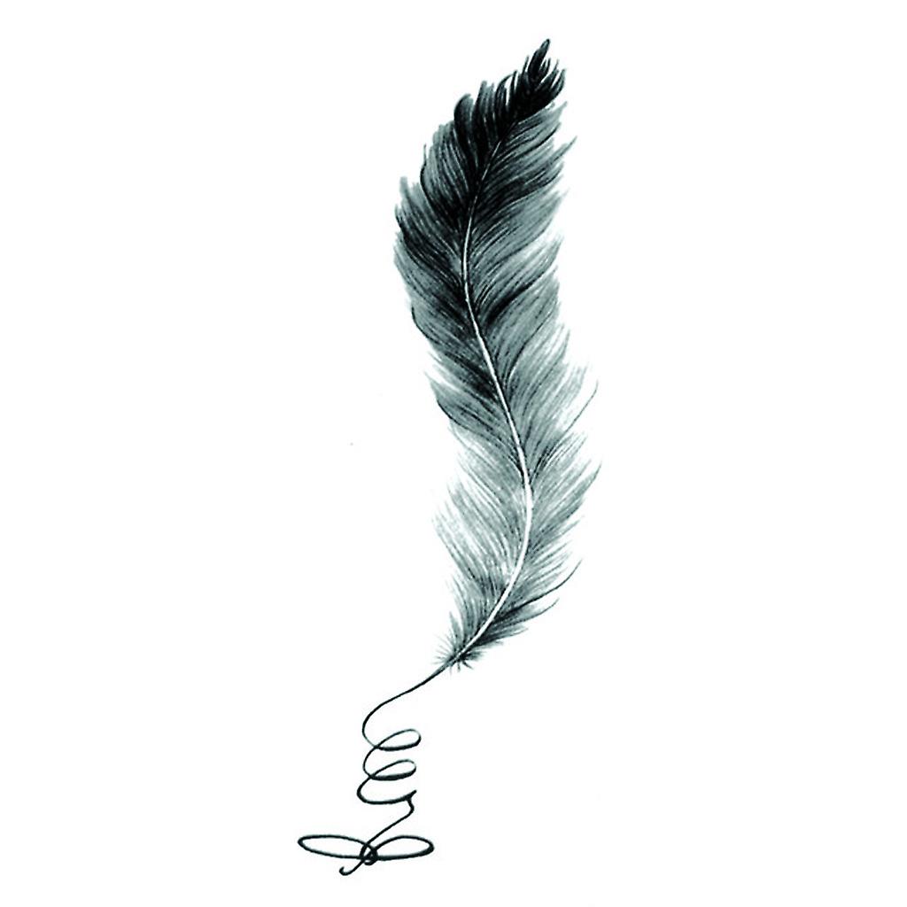 Foto 4 pulgar | Adhesivo Temporal Para Tatuajes Feathers The Flash Para Niños - Venta Internacional.