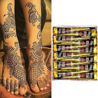 Foto 2 | Base De Pintura Corporal Henna Cones Para Tatuajes Temporales 25 G - Venta Internacional.