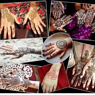 Foto 3 | Base De Pintura Corporal Henna Cones Para Tatuajes Temporales 25 G - Venta Internacional.
