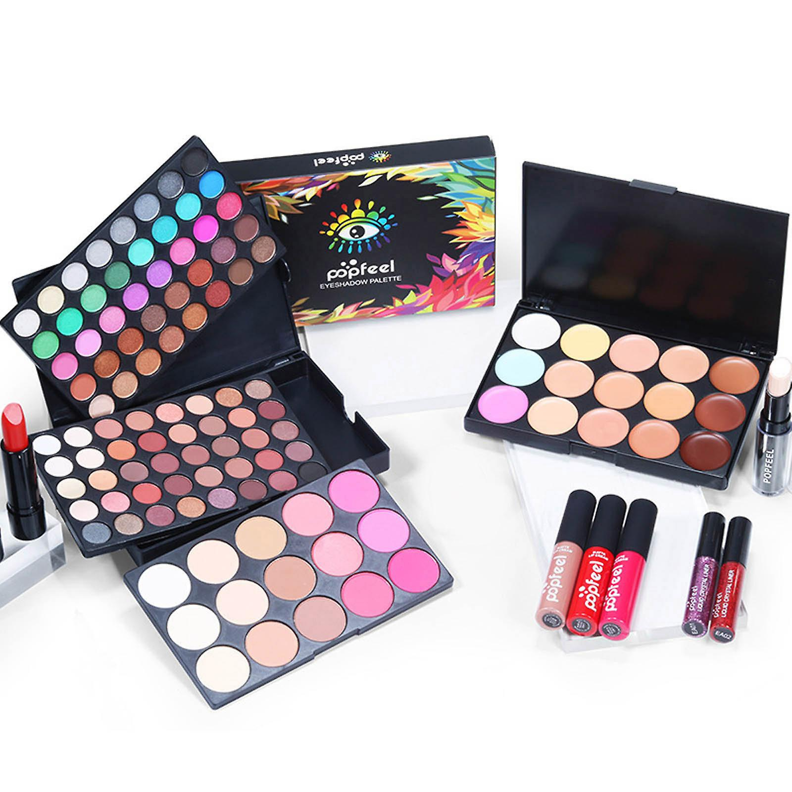 Foto 6 pulgar | Set De Cosméticos Para Principiantes Huoguo  Todo En Uno  Para Niñas  24 Piezas Con Bolsa - Venta Internacional.