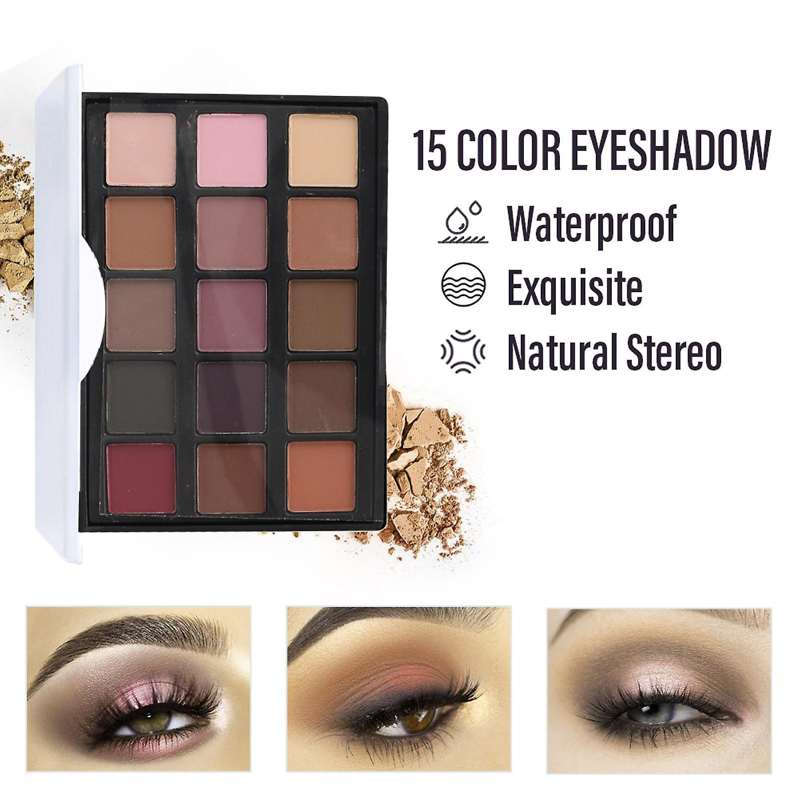Foto 5 pulgar | Set De Cosméticos Para Principiantes Huoguo Para Niñas Con Sombra De Ojos De 15 Colores - Venta Internacional.