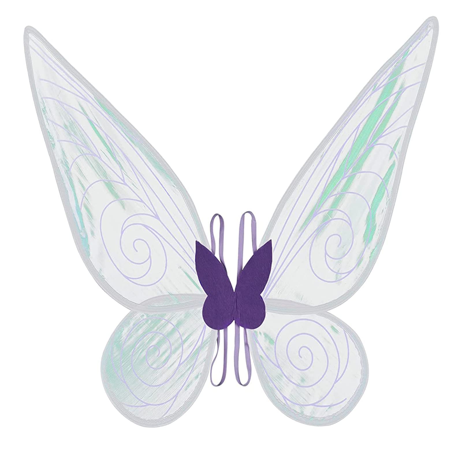 Foto 2 pulgar | Venta Internacional- White Fairy Wings Dress Up Sparkling Sheer Wings Purple