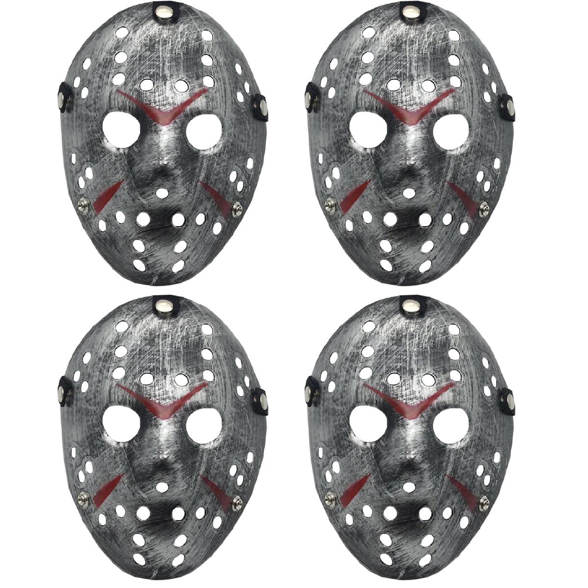 Disfraz De Terror  Z-smilefun  Mxjsr-004 4 Piezas  Plástico Pvc Color  Plata