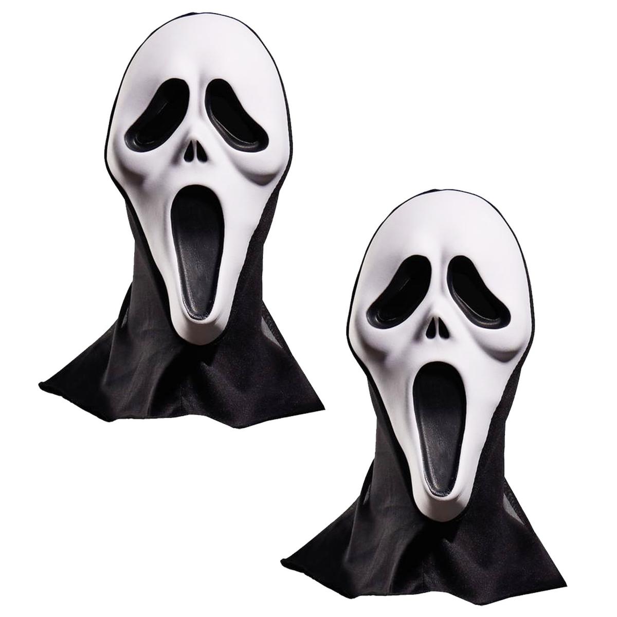 Día De Muertos Disfraz De Scream  Z-smilefun  Mxrea-002  2 Piezas  Plástico Pvc Color  Blanco/negro