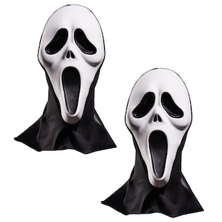Foto 2 | Día De Muertos Disfraz De Scream Z-smilefun Mxrea-002 2 Piezas Plástico Pvc Color Blanco/negro