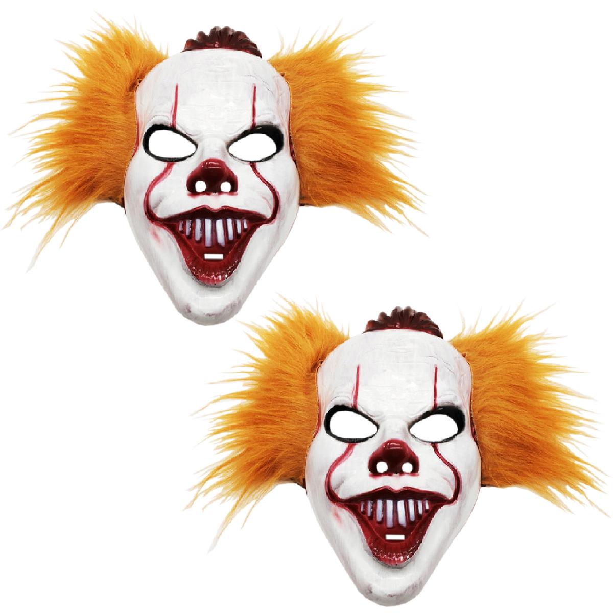 Disfraz De Terror Pennywise  Z-smilefun  Mxpny-002  2 Piezas  Plástico Pvc Color  Blanco/rojo