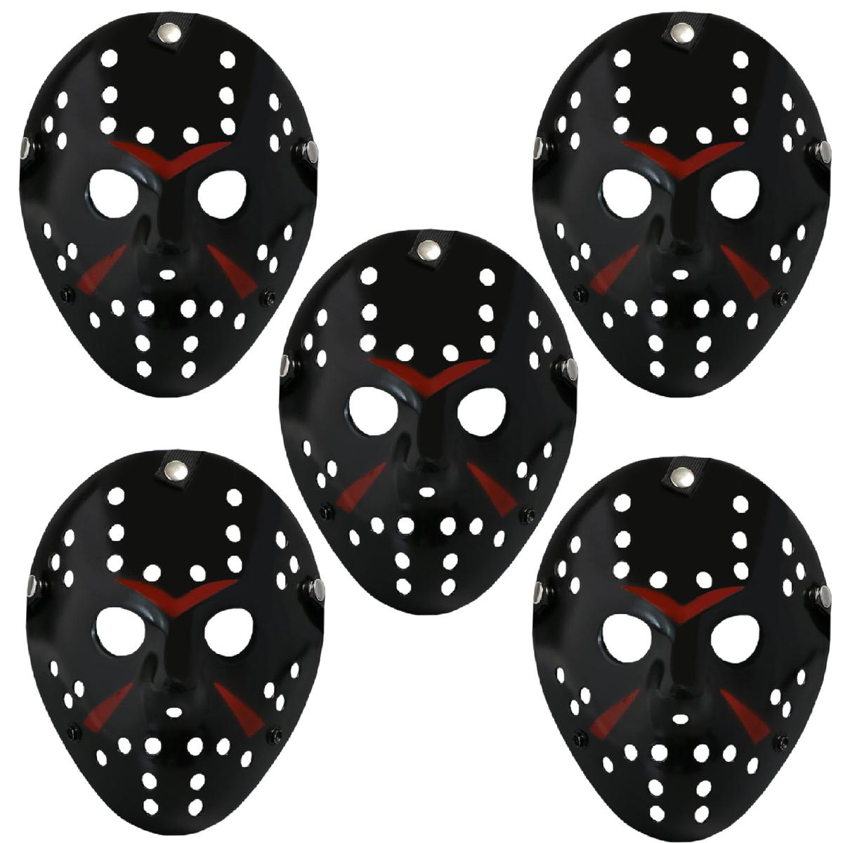 Foto 2 pulgar | Complementos Disfraz Jason  Z-smilefun  Mxjbk-005  5  Piezas  Plástico Pvc Color  Negro
