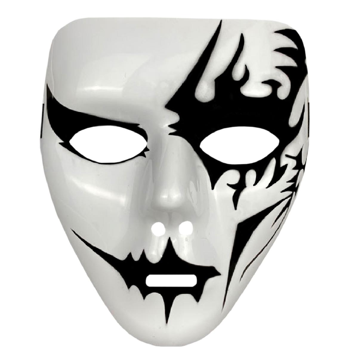 Foto 1 | Máscara De Demonio  Z-smilefun  Mxkre-001  1 Pieza  Plástico Pvc Color   Blanco Y Negro