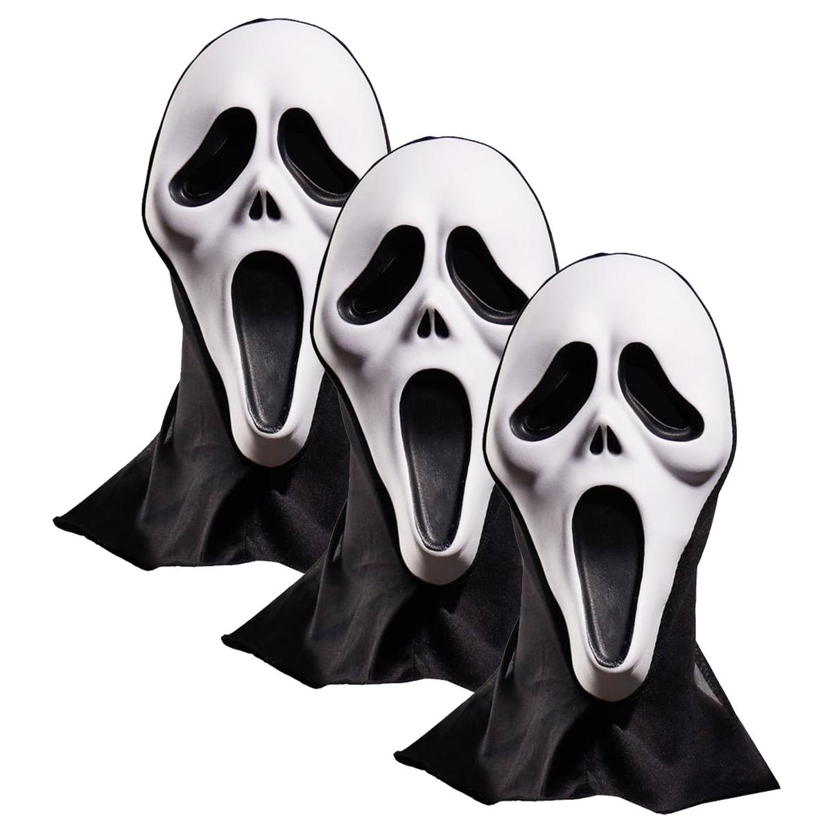 Disfraz De Terror Scream  Z-smilefun  Mxrea-003  3 Piezas  Plástico Pvc Color  Blanco/negro