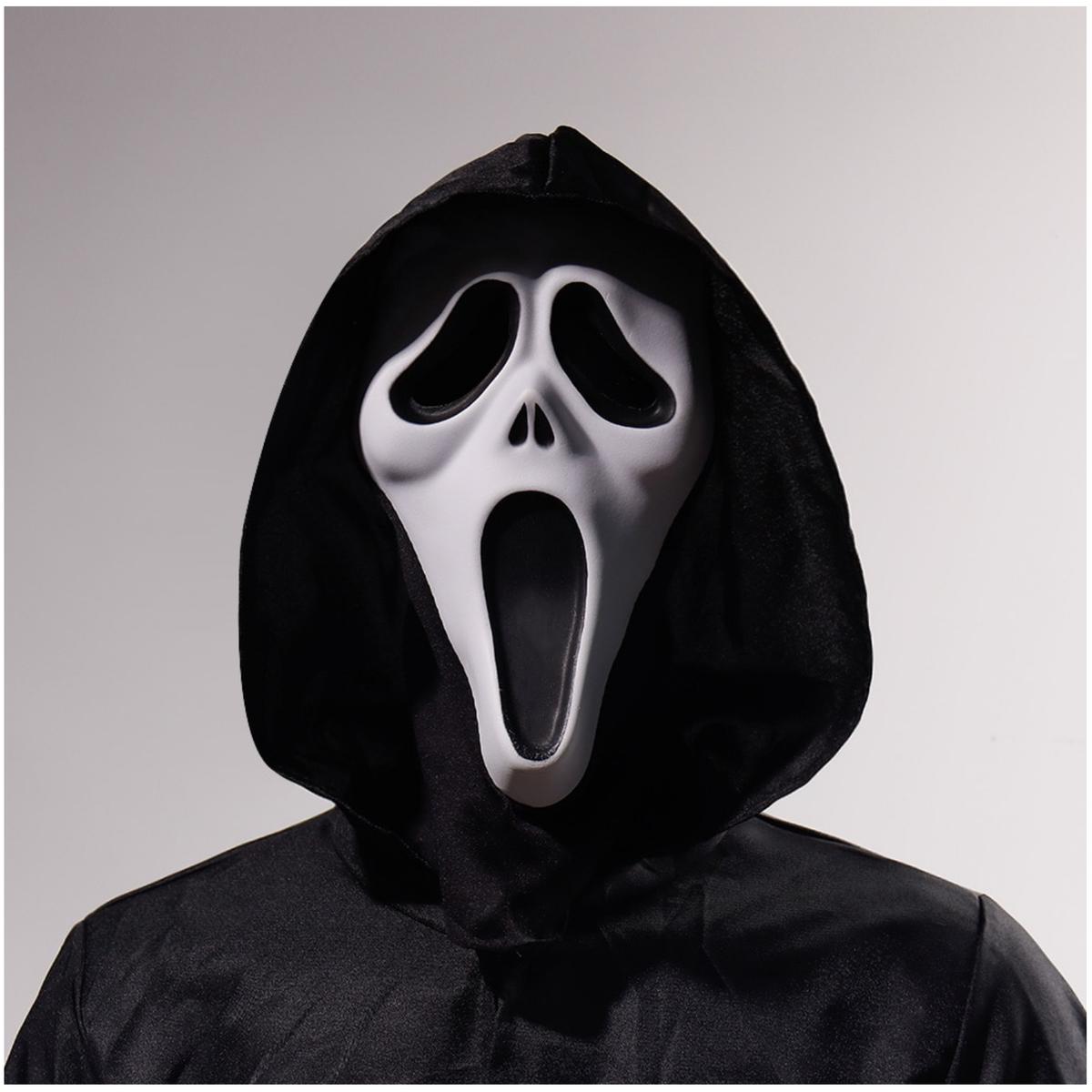 Foto 4 pulgar | Disfraz De Terror Scream  Z-smilefun  Mxrea-003  3 Piezas  Plástico Pvc Color  Blanco/negro