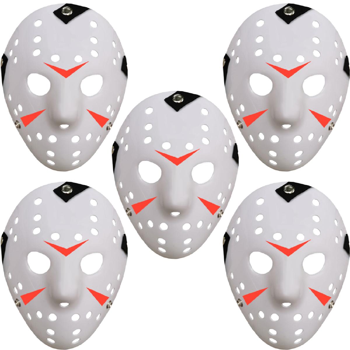 Complementos Disfraz Jason  Z-smilefun  Mxjwe-005  5  Piezas  Plástico Pvc Color  Blanco