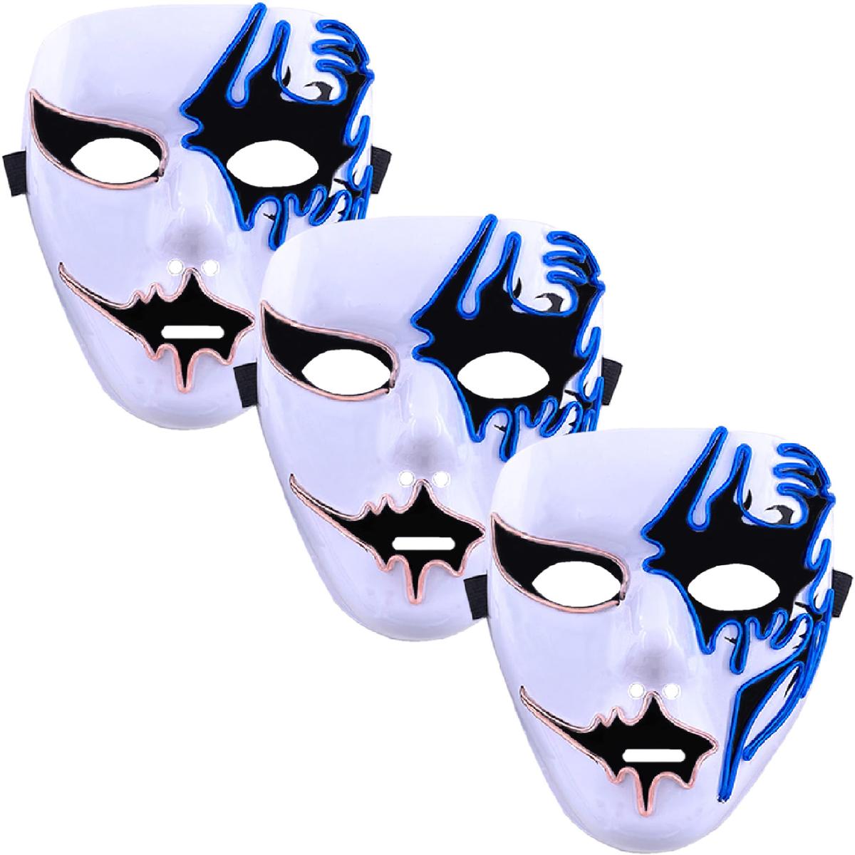 Foto 2 | Halloween Disfraz Fiesta Temática  Z-smilefun  Mxoen-003  3 Piezas  Plástico Pvc Color  Azul Con Blanco