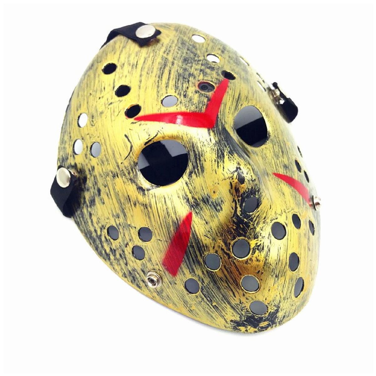 Foto 3 pulgar | Halloween Máscaras De Horror  Z-smilefun  Mxjgd-002  2 Piezas  Plástico Pvc Color  Dorado