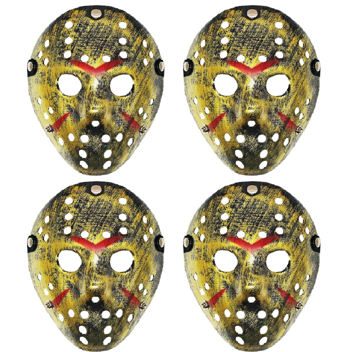 Disfraz Fiesta De Halloween  Z-smilefun  Mxjgd-004 4 Piezas  Plástico Pvc Color  Dorado $681