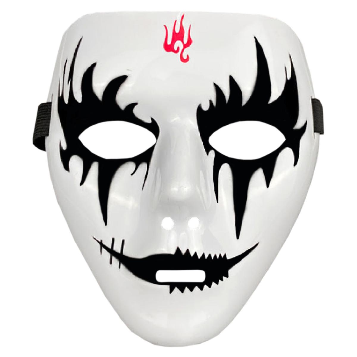 Foto 2 pulgar | Máscara De Demonio  Z-smilefun  Mxevi-001  1 Pieza  Plástico Pvc Color  Blanco Y Negro