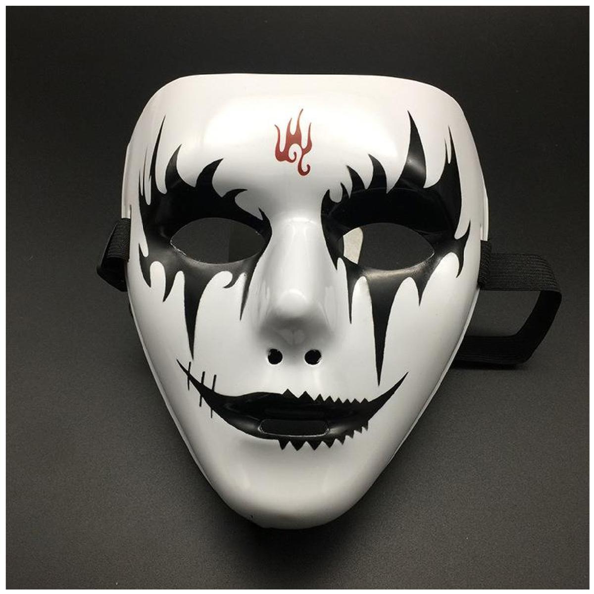 Foto 2 | Máscara De Demonio  Z-smilefun  Mxevi-001  1 Pieza  Plástico Pvc Color  Blanco Y Negro