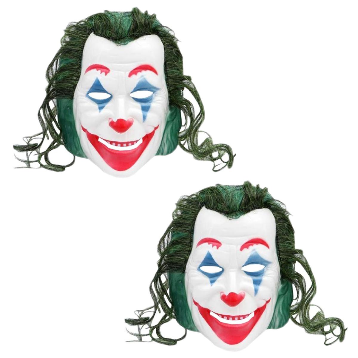 Máscara De Joker  Z-smilefun  Mxjkm-001  1 Pieza  Plástico Pvc Color  Blanco/rojo