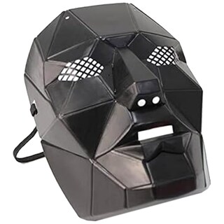 Foto 2 | Halloween Máscara Costum Z-smilefun Mxsui-002 2 Piezas Plástico Pvc Color Máscara Negra