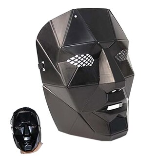 Foto 3 | Halloween Máscara Costum Z-smilefun Mxsui-002 2 Piezas Plástico Pvc Color Máscara Negra