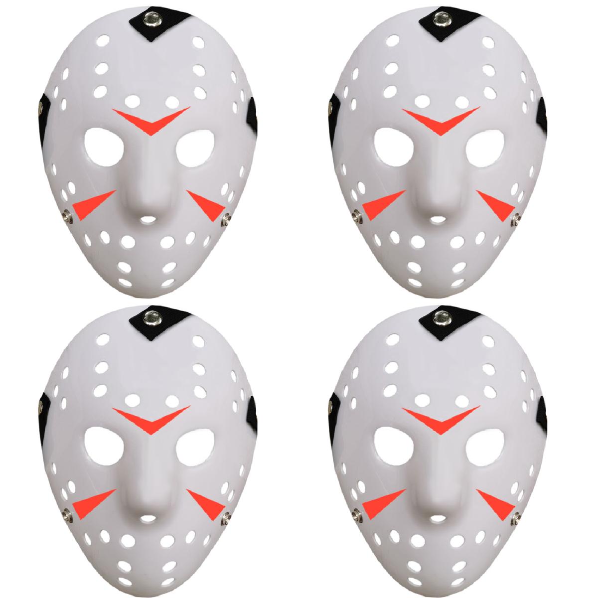Foto 1 | Día De Muertos Costum Jason  Z-smilefun  Mxjwe-004 4 Piezas  Plástico Pvc Color  Blanco