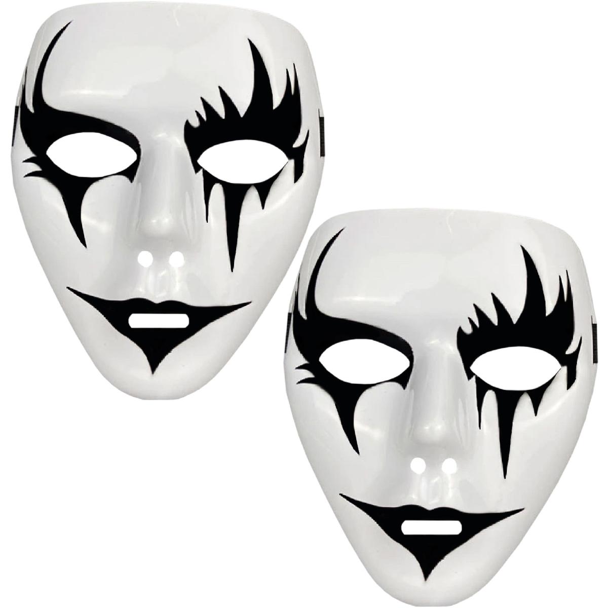 Disfraz Para Fiesta De Halloween  Z-smilefun  Mxehl-002  2 Piezas  Plástico Pvc Color  Blanco Y Negro