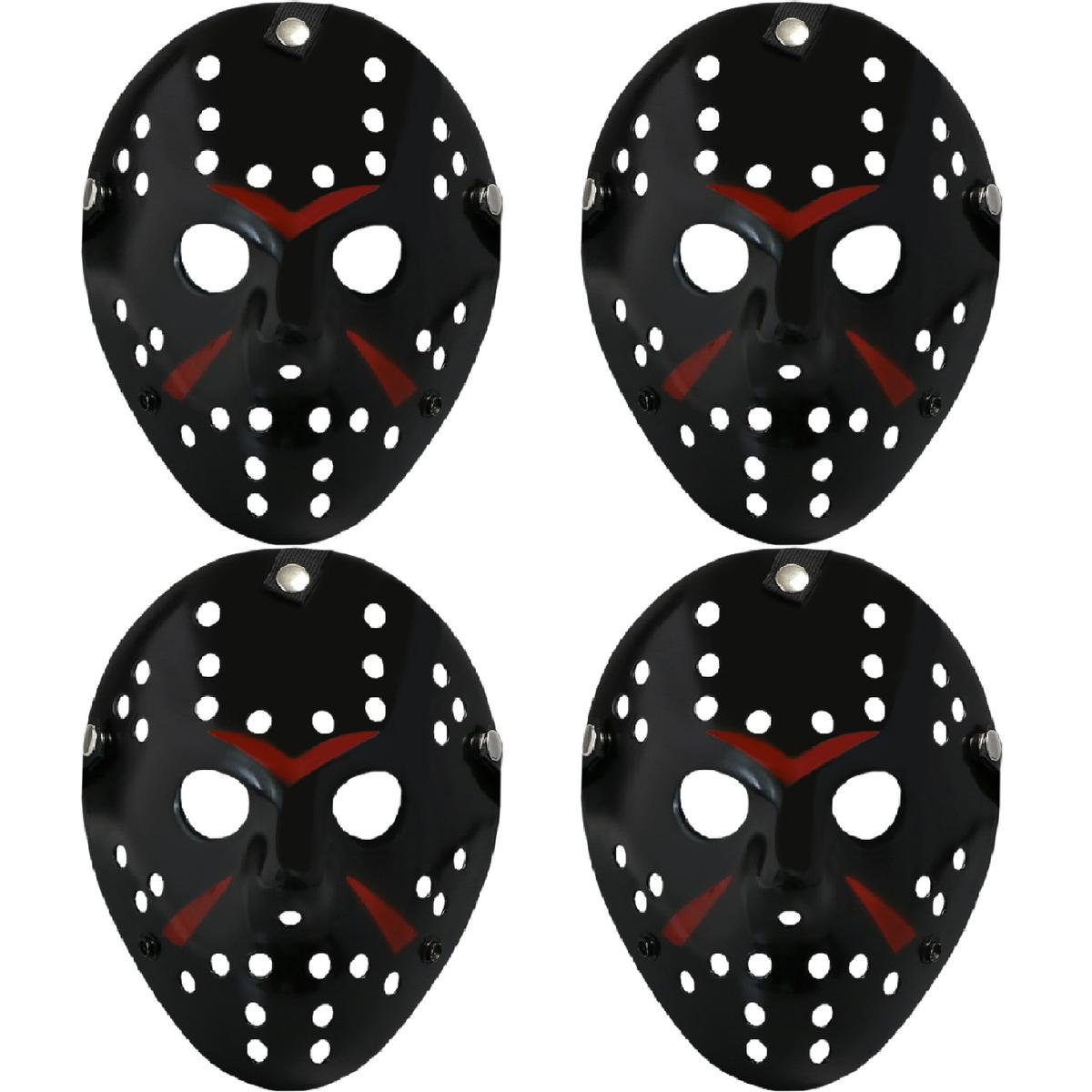 Día De Muertos Costum Jason  Z-smilefun  Mxjbk-004 4 Piezas  Plástico Pvc Color  Negro