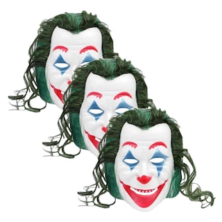 Foto 1 | Careta Disfraz De Joker Z-smilefun Mxjkm-002 2 Piezas Plástico Pvc Color Blanco/rojo