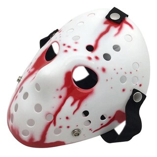 Foto 3 | Día De Muertos Costum Jason Z-smilefun Mxjws-004 4 Piezas Plástico Pvc Color Blanco