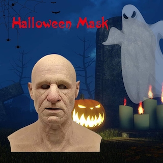 Foto 4 | Venta Internacional-halloween Mask, Realistic Old Man Mask ,human Latex Mask