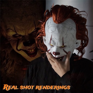 Foto 3 | Venta Internacional-Máscara del Payaso It para Halloween