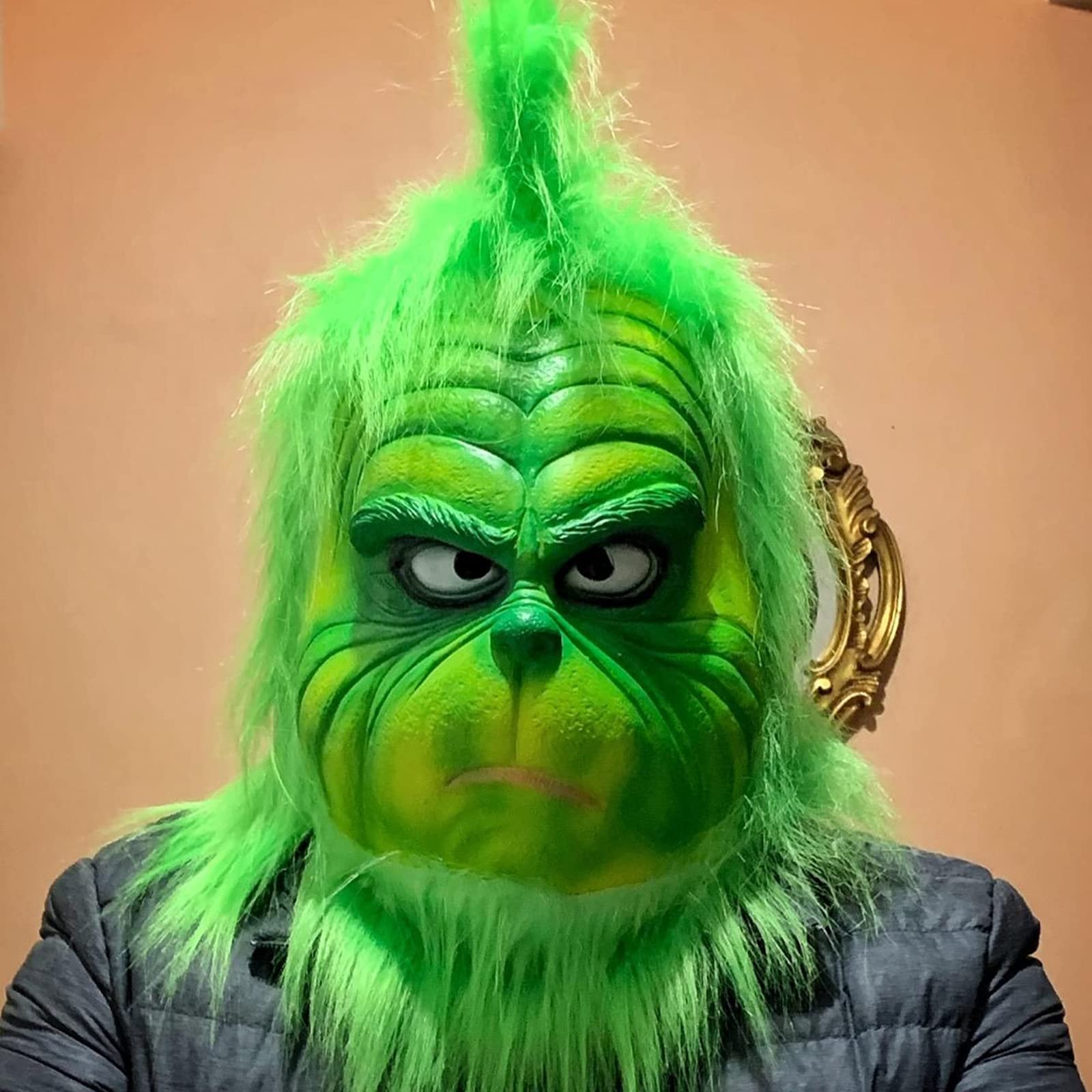 Foto 2 | Venta Internacional- Máscara y Par de Guantes de El Grinch