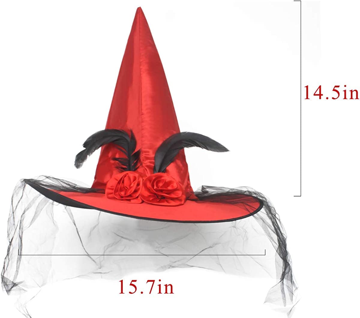 Foto 4 pulgar | Venta Internacional- Sombrero de Bruja para Halloween