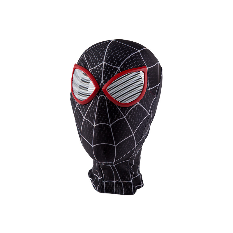 Venta Internacional-Mascara Superhéroe Cosplay Costume Mask Halloween Negro