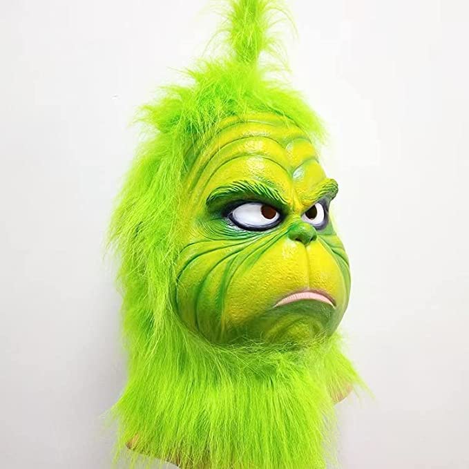 Foto 4 pulgar | Venta Internacional-Máscara del Grinch oara Halloween