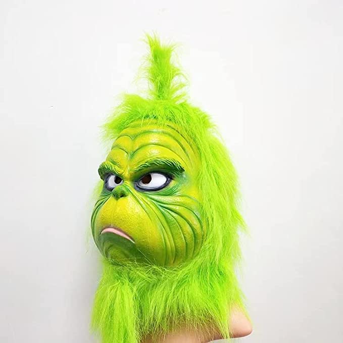 Foto 5 | Venta Internacional-Máscara del Grinch oara Halloween