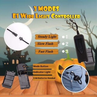 Foto 2 | Venta Internacional - Mascara y Guantes Led para Halloween
