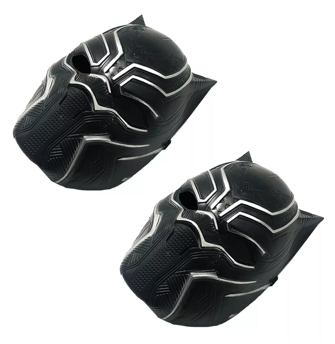 Máscara Black Panther Superheroes Halloween Cosplay Fiesta 2 Pzs, Negro $459