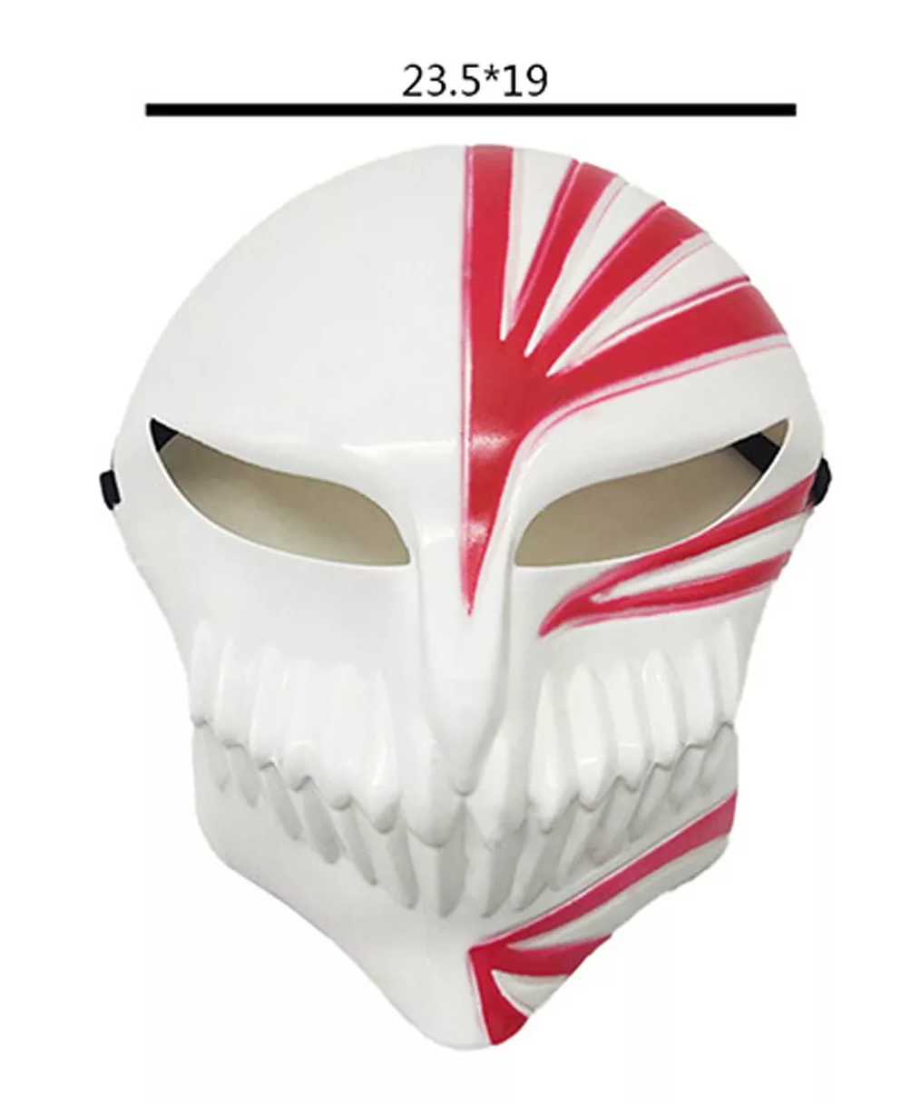 Foto 3 pulgar | Mascaras Halloween Calavera Bleach Cosplay Fiesta Anime 4 Pzs, Blanco