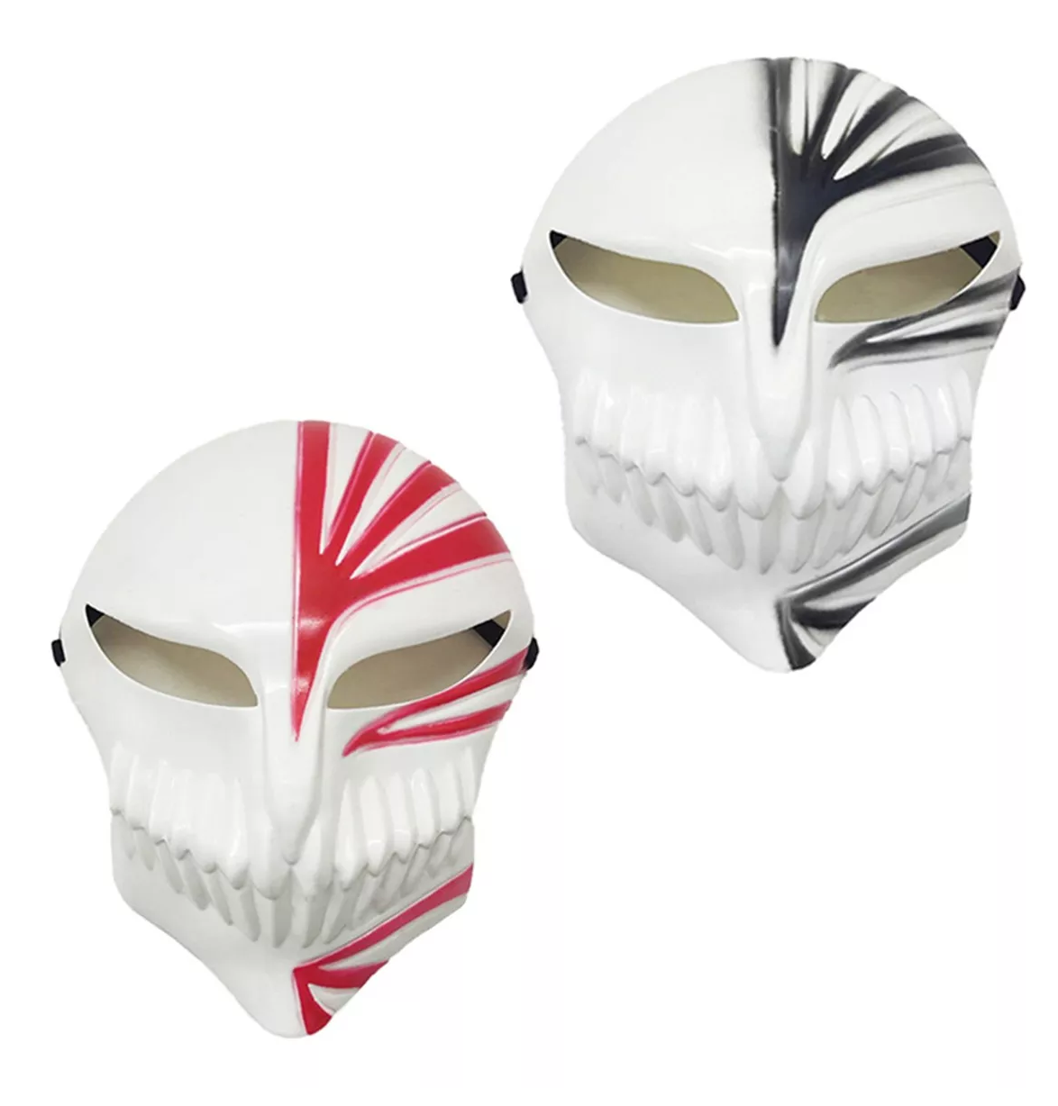 Foto 4 pulgar | Mascaras Halloween Calavera Bleach Cosplay Fiesta Anime 4 Pzs, Blanco