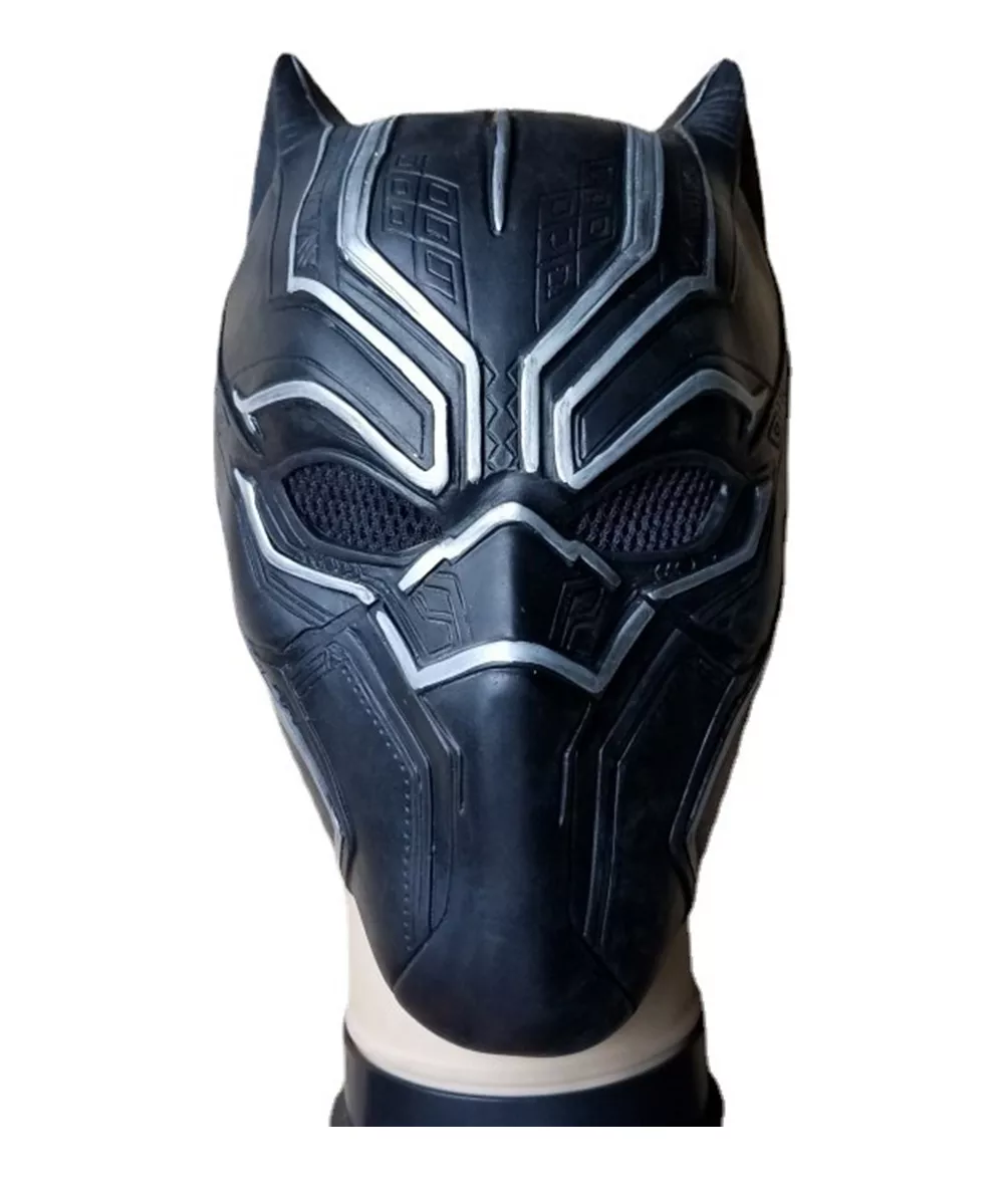 Foto 3 pulgar | Mascara Black Panther Disfraz Halloween Cosplay Fiesta, Negro