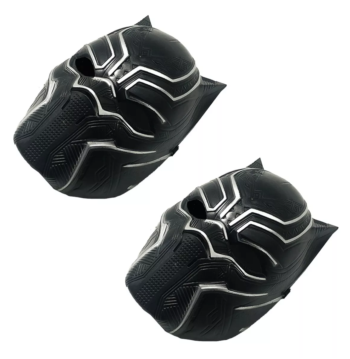 Foto 2 pulgar | Máscara Black Panther Superheroes Halloween Cosplay Fiesta 2 Pzs, Negro